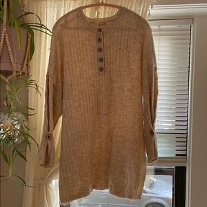 Intimately by Free People | Around the clock | ribbed oversized lounge tunic | m